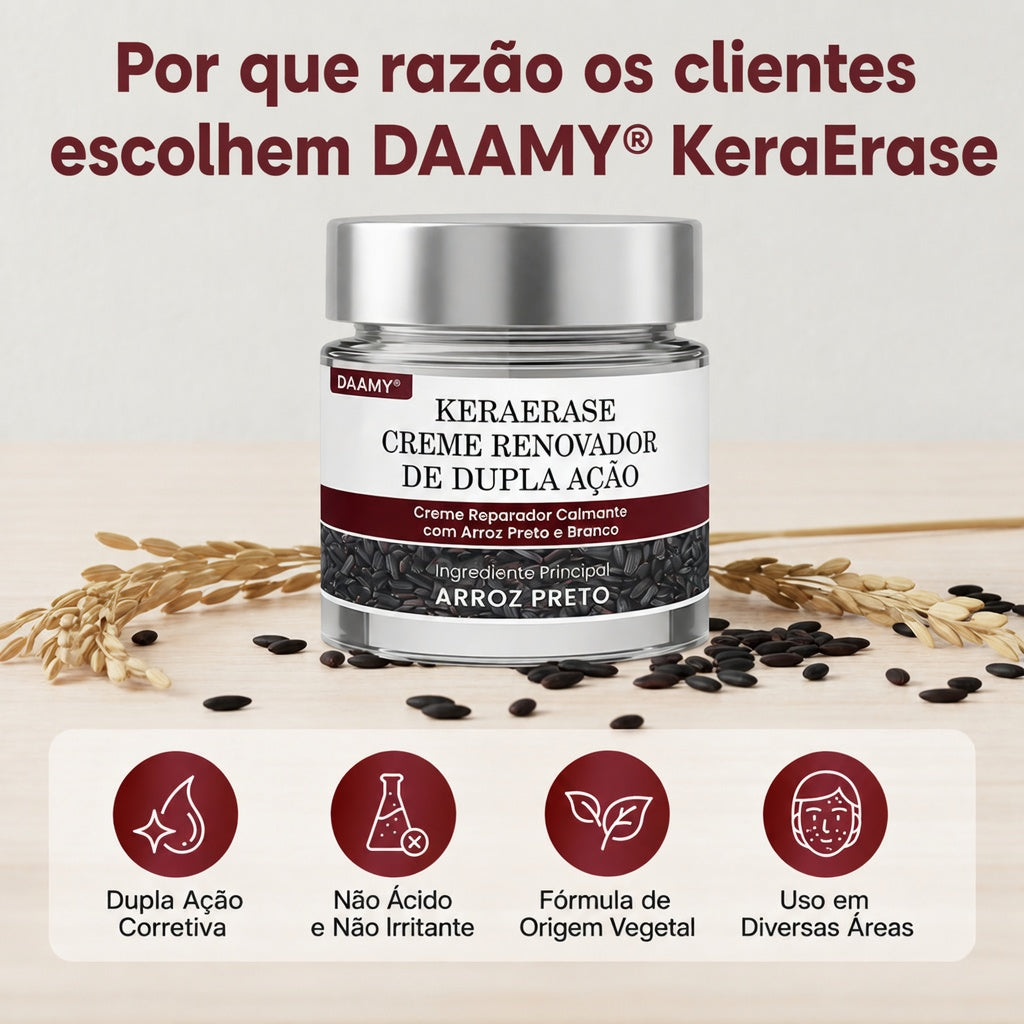 🔥𝑫𝑨𝑨𝑴𝒀® KeraErase Creme Renovador de Dupla Ação