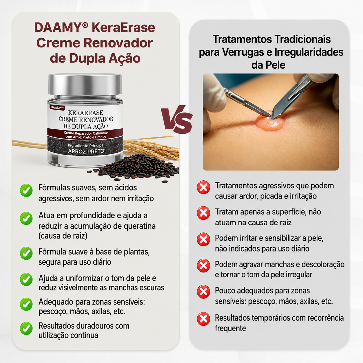 🔥𝑫𝑨𝑨𝑴𝒀® KeraErase Creme Renovador de Dupla Ação